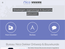 Tablet Screenshot of nicodekker.com